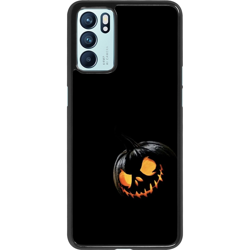 Coque OPPO Reno6 5G - Halloween 2023 discreet pumpkin