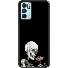 Coque OPPO Reno6 5G - Halloween 2023 rose and skeleton