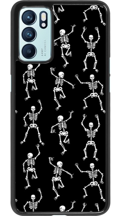 Coque OPPO Reno6 5G - Halloween 2024 dancing skeleton