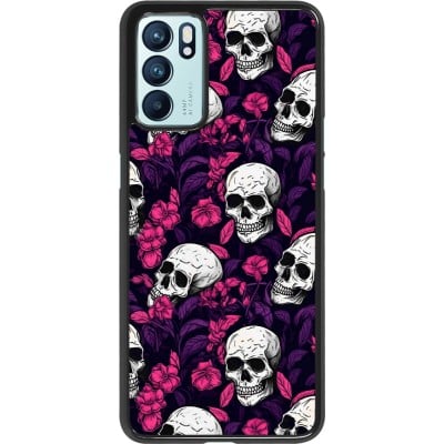 Coque OPPO Reno6 5G - Halloween 2024 romantic skulls