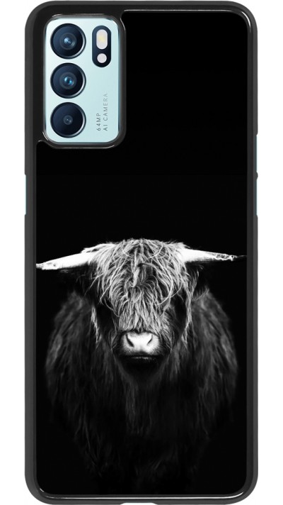 Coque Oppo Reno6 5G - Highland calf black