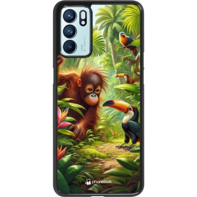 Coque OPPO Reno6 5G - Jungle Tropicale Tayrona