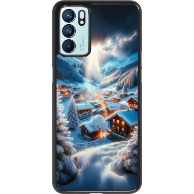 Coque OPPO Reno6 5G - Mont Neige Lumière