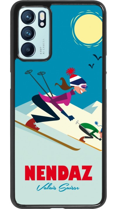 Coque OPPO Reno6 5G - Nendaz Ski Downhill