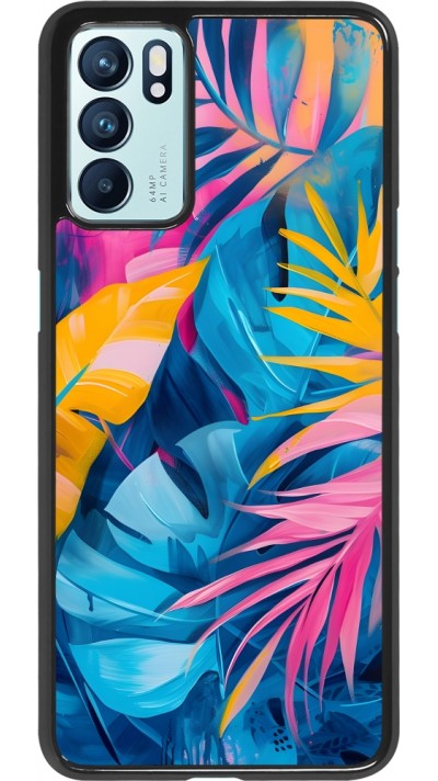 Coque OPPO Reno6 5G - Palms Blue