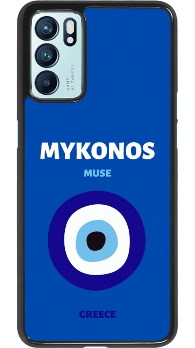 Coque OPPO Reno6 5G - Pop Summer Destination Mykonos