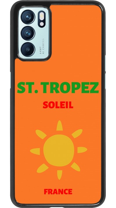 Coque OPPO Reno6 5G - Pop Summer Destination St-Tropez