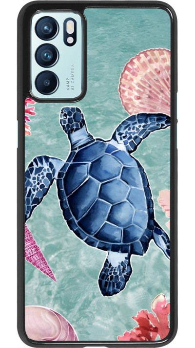 Coque OPPO Reno6 5G - Preppy Turtle