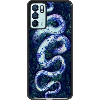 Coque OPPO Reno6 5G - Serpent Blue Anaconda