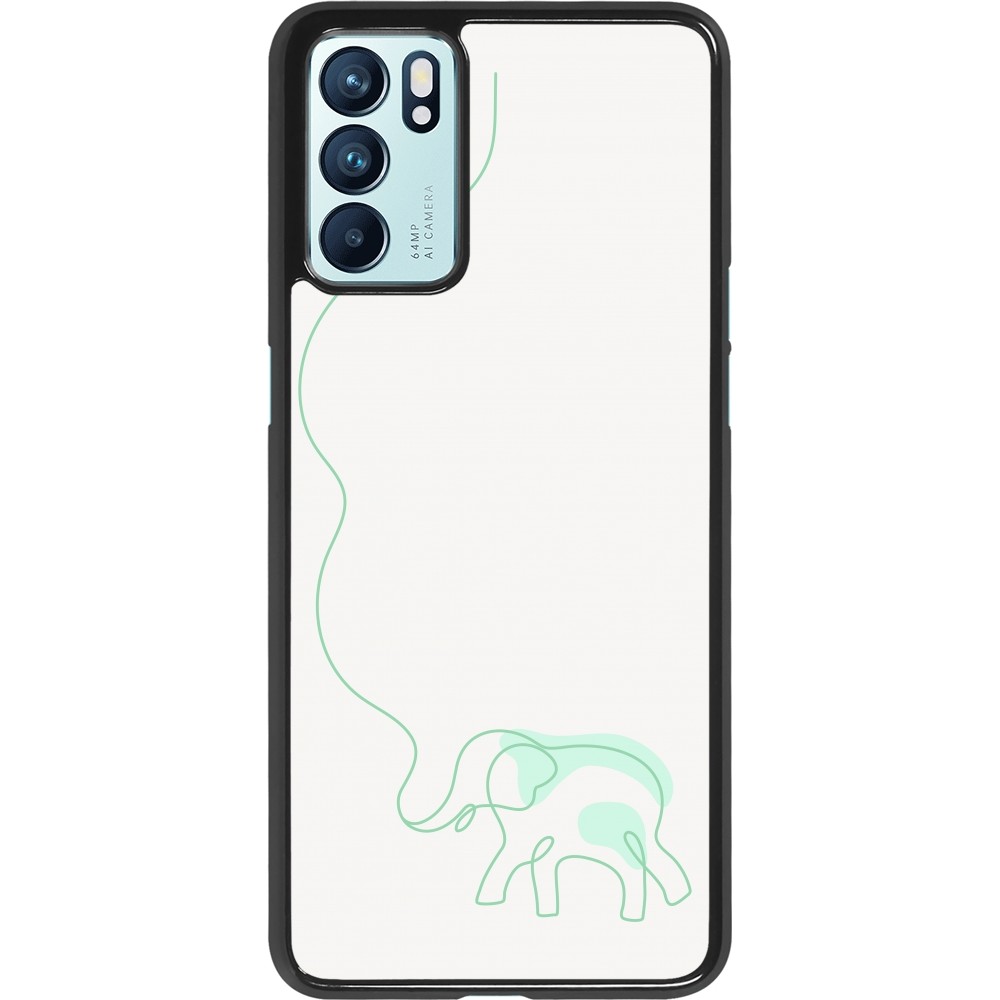 OPPO Reno6 5G Case Hülle - Spring 23 baby elephant