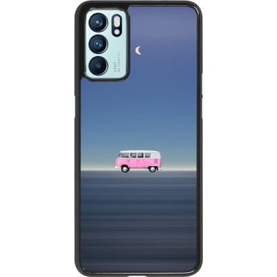 Coque OPPO Reno6 5G - Spring 23 pink bus