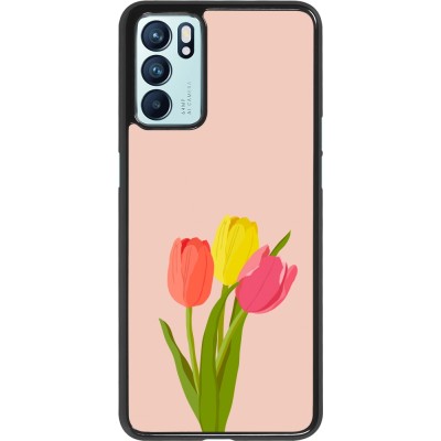 Coque OPPO Reno6 5G - Spring 23 tulip trio