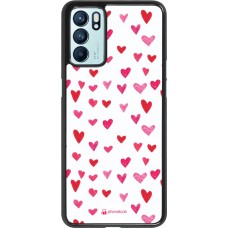 Coque Oppo Reno6 5G - Valentine 2022 Many pink hearts