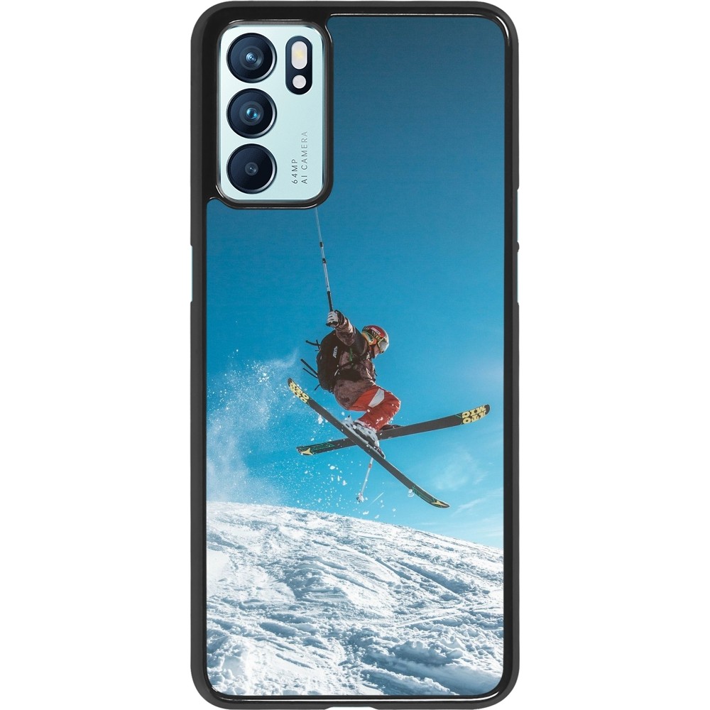 Coque Oppo Reno6 5G - Winter 22 Ski Jump