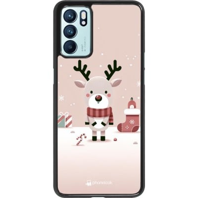 Coque OPPO Reno6 5G - Noël 2023 Choupinette Renne