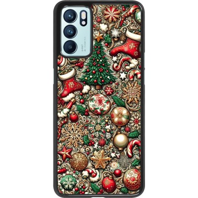 Coque OPPO Reno6 5G - Noël 2023 micro pattern