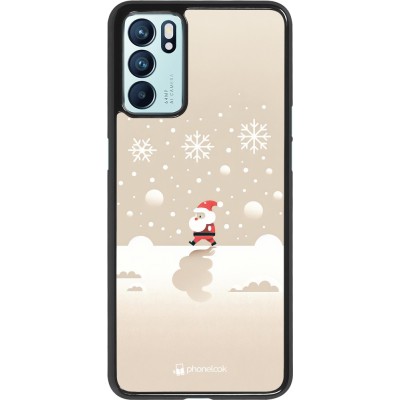 Coque OPPO Reno6 5G - Noël 2023 Minimalist Santa