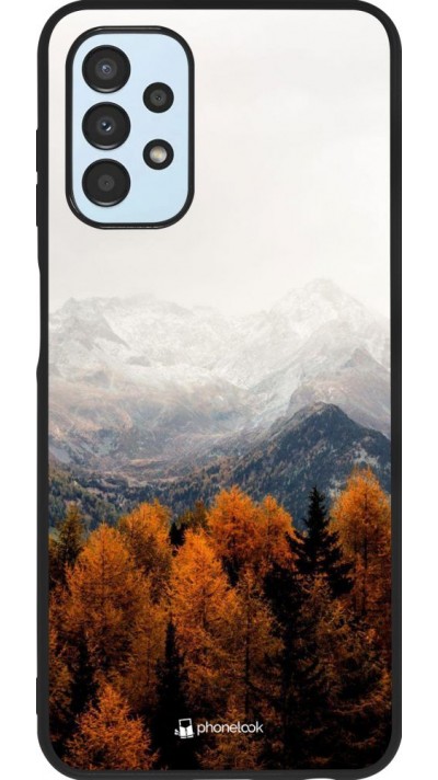 Coque Samsung Galaxy A13 5G - Silicone rigide noir Autumn 21 Forest Mountain