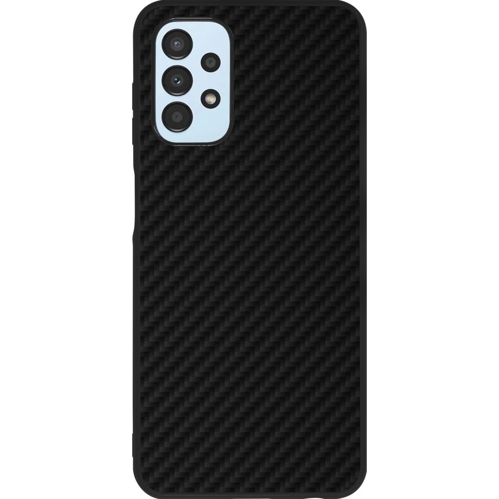 Coque Samsung Galaxy A13 5G - Silicone rigide noir Carbon Basic