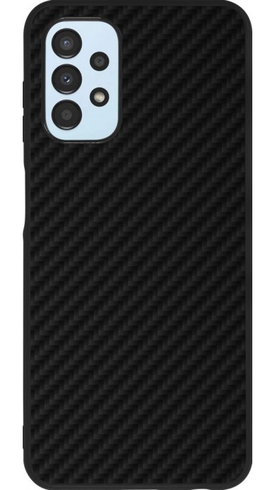 Coque Samsung Galaxy A13 5G - Silicone rigide noir Carbon Basic