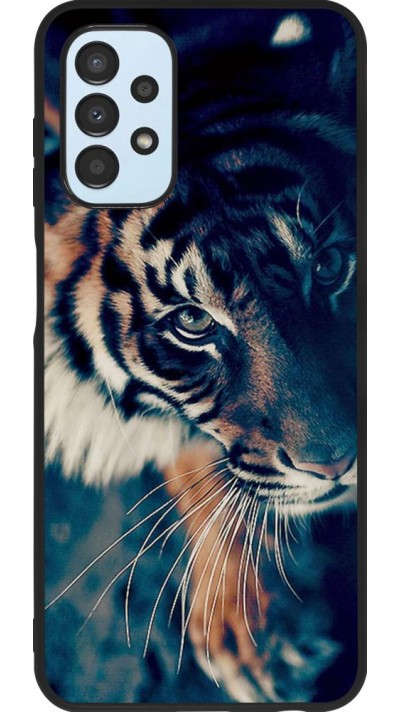 Coque Samsung Galaxy A13 5G - Silicone rigide noir Incredible Lion