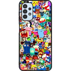 Coque Samsung Galaxy A13 5G - Silicone rigide noir Mixed cartoons