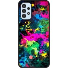 Coque Samsung Galaxy A13 5G - Silicone rigide noir Splash paint