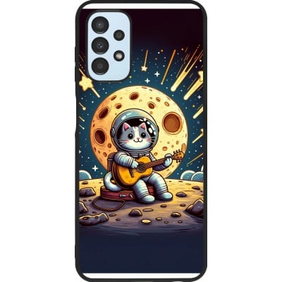 Coque Samsung Galaxy A13 5G - Silicone rigide noir AstroCat RockLune