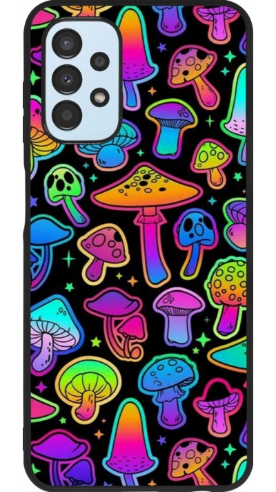 Coque Samsung Galaxy A13 5G - Silicone rigide noir Autumn 2024 magic mushrooms