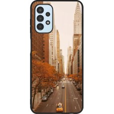 Coque Samsung Galaxy A13 5G - Silicone rigide noir Autumn 2024 New York city