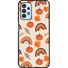 Coque Samsung Galaxy A13 5G - Silicone rigide noir Autumn 2024 rainbow