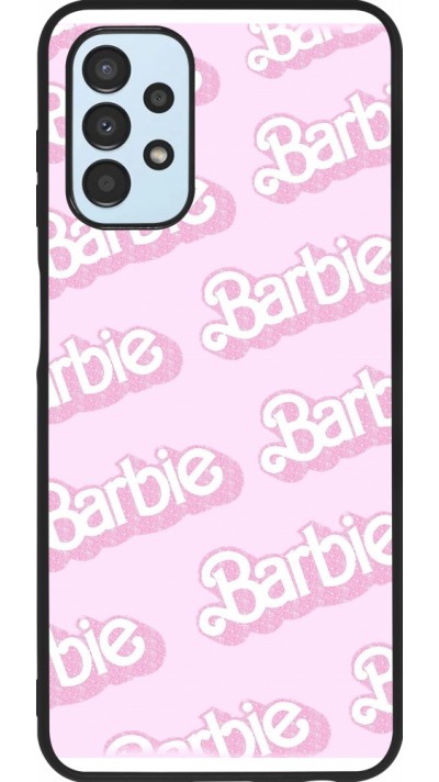 Coque Samsung Galaxy A13 5G - Silicone rigide noir Barbie light pink pattern