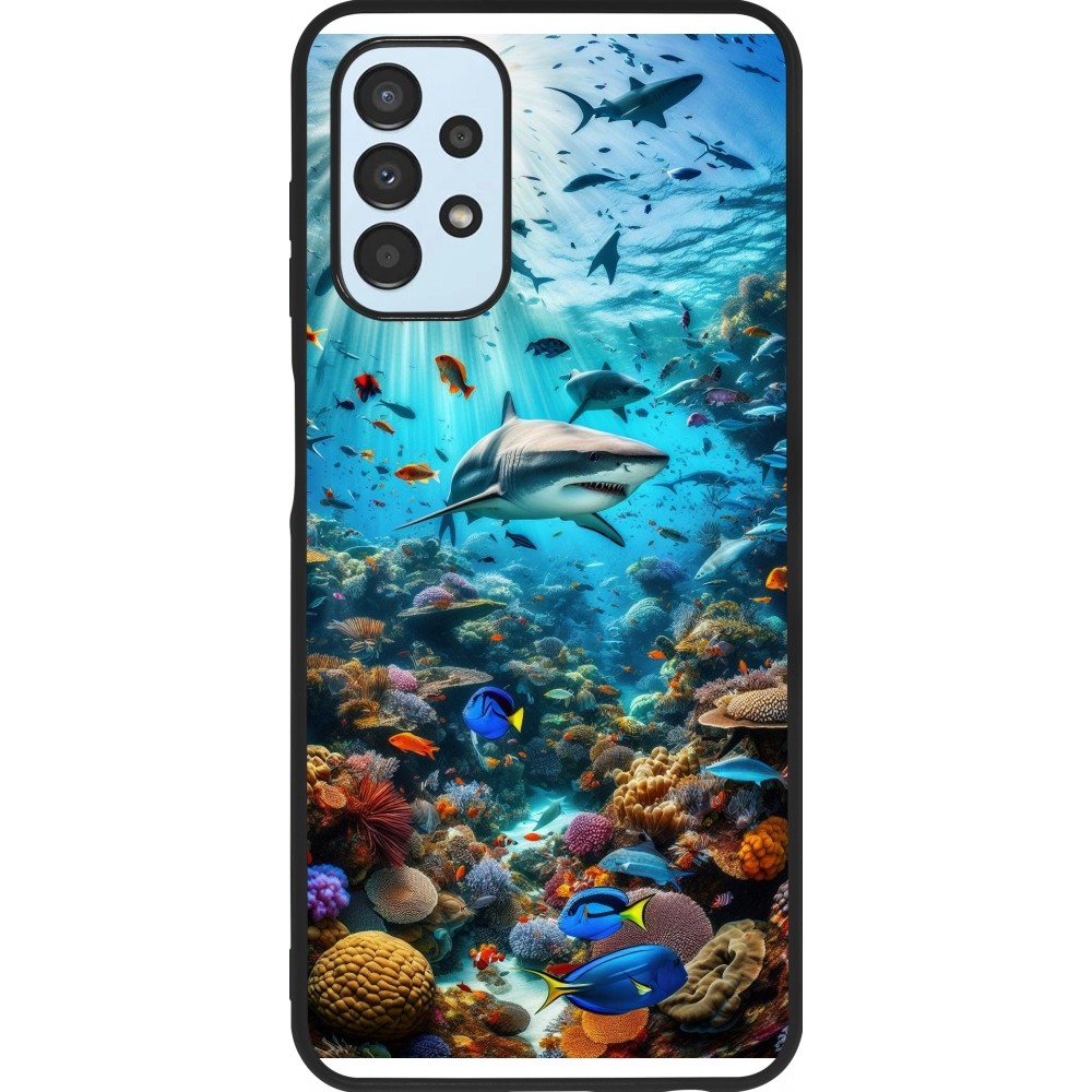 Coque Samsung Galaxy A13 5G - Silicone rigide noir Bora Bora Mer et Merveilles