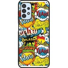 Coque Samsung Galaxy A13 5G - Silicone rigide noir Cartoons slogans