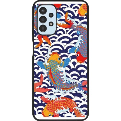 Coque Samsung Galaxy A13 5G - Silicone rigide noir Easter 2023 japanese fish