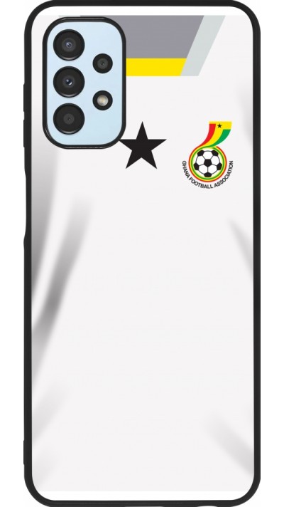 Coque Samsung Galaxy A13 5G - Silicone rigide noir Maillot de football Ghana 2022 personnalisable