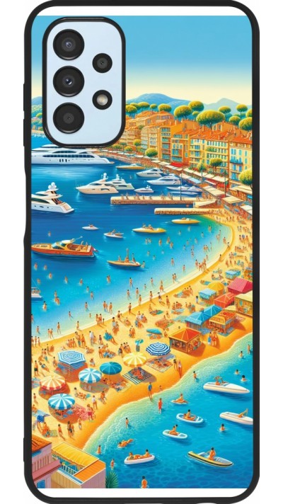 Coque Samsung Galaxy A13 5G - Silicone rigide noir French Riviera People