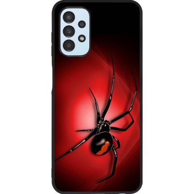 Coque Samsung Galaxy A13 5G - Silicone rigide noir Halloween 2023 spider black widow