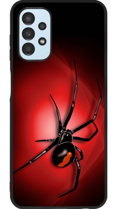 Coque Samsung Galaxy A13 5G - Silicone rigide noir Halloween 2023 spider black widow