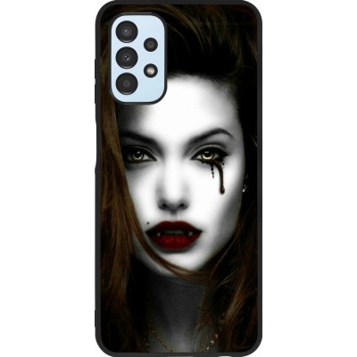 Coque Samsung Galaxy A13 5G - Silicone rigide noir Halloween 2023 gothic vampire