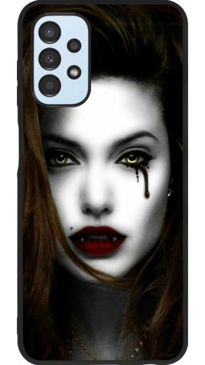 Coque Samsung Galaxy A13 5G - Silicone rigide noir Halloween 2023 gothic vampire