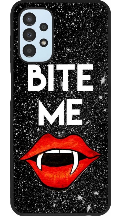 Coque Samsung Galaxy A13 5G - Silicone rigide noir Halloween 2024 bite me