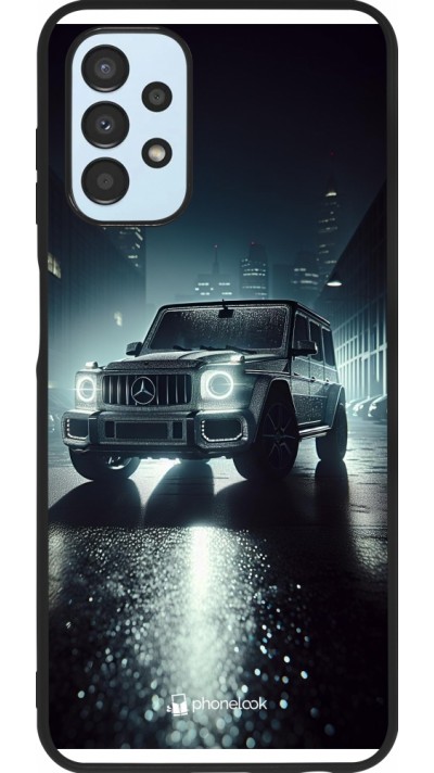 Coque Samsung Galaxy A13 5G - Silicone rigide noir Mercedes G AMG Night