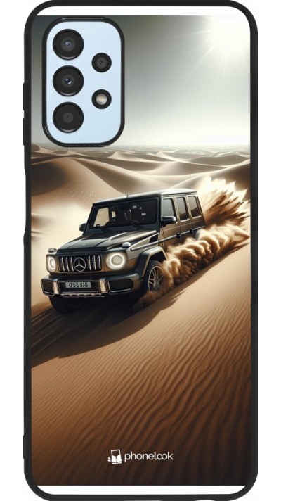 Coque Samsung Galaxy A13 5G - Silicone rigide noir Mercedes G Drift Desert