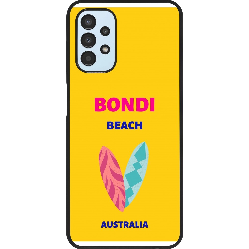 Coque Samsung Galaxy A13 5G - Silicone rigide noir Pop Summer Destination Bondi