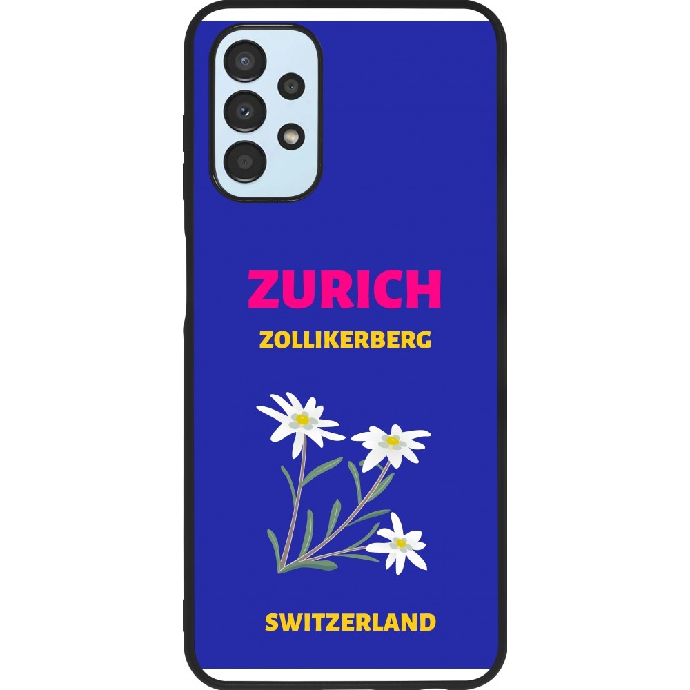 Coque Samsung Galaxy A13 5G - Silicone rigide noir Pop Summer Destination Zurich