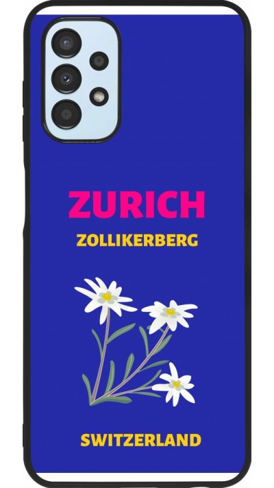 Coque Samsung Galaxy A13 5G - Silicone rigide noir Pop Summer Destination Zurich