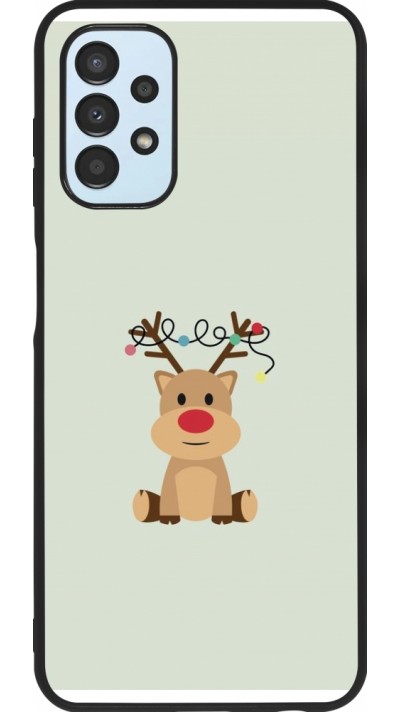 Coque Samsung Galaxy A13 5G - Silicone rigide noir Christmas 22 baby reindeer