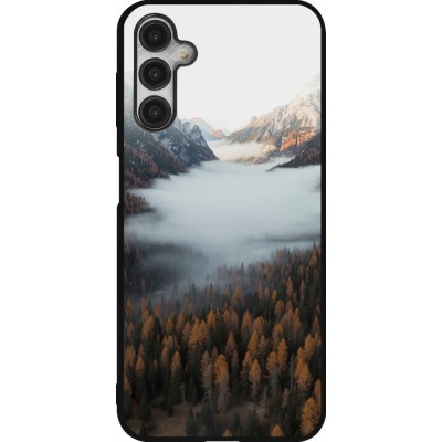 Coque Samsung Galaxy A14 5G - Silicone rigide noir Autumn 22 forest lanscape