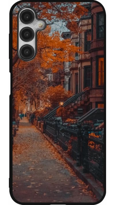 Coque Samsung Galaxy A14 5G - Silicone rigide noir Autumn 2024 city